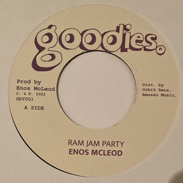 Enos McLeod : Ram Jam Party  (7", RE)