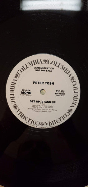 Peter Tosh : Get Up, Stand Up (12", Promo)