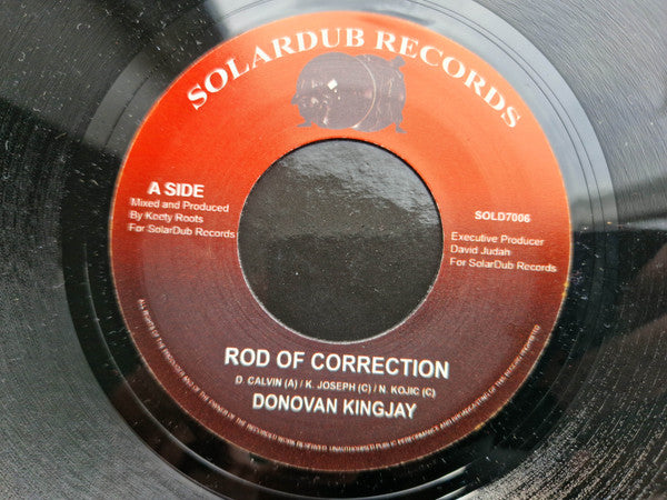 Donovan King Jay : Rod Of Correction (7")