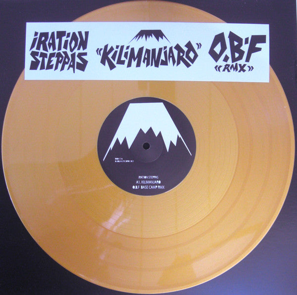 Iration Steppas : Kilimanjaro (O.B.F Remix) (12", Ltd, Gol)