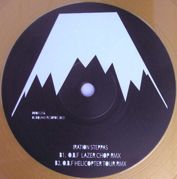 Iration Steppas : Kilimanjaro (O.B.F Remix) (12", Ltd, Gol)