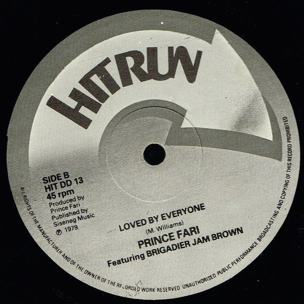 Peter Broggs & Prince Far I : Higher Field Marshall / I And I A The Chosen Ones (12")