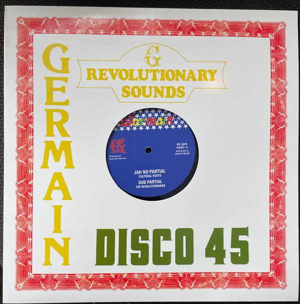 Cultural Roots / The Revolutionaries : Jah No Partial (12", RP)