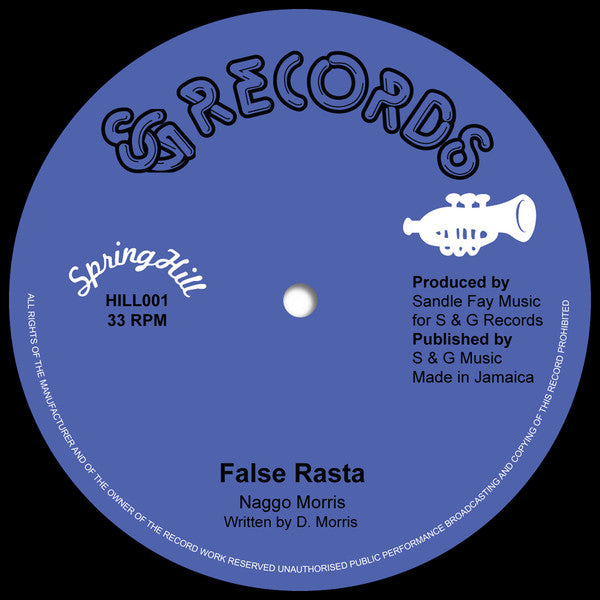 Naggo Morris : False Rasta (10", RE)