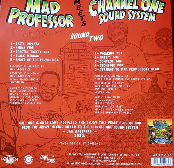 Mad Professor, Channel One Sound System : Mad Professor Meets Channel One Sound System Round Two  (LP, Album, W/Lbl)
