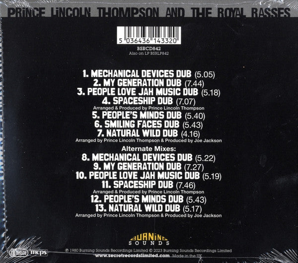 Prince Lincoln Thompson And The Royal Rasses : God Sent Dub (CD, Album)