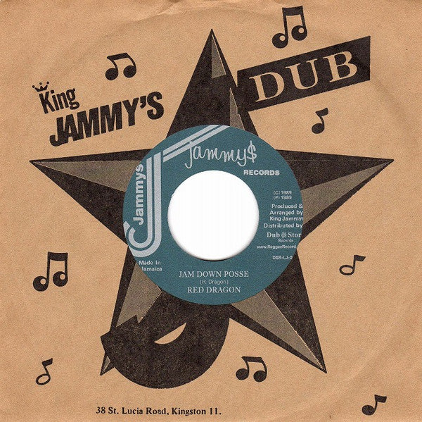 Red Dragon : Jam Down Posse (7", RE)