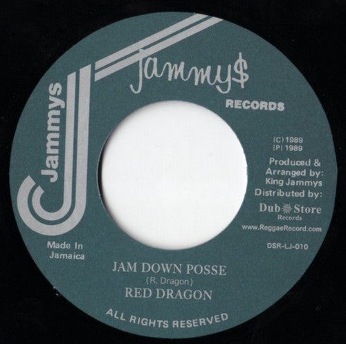 Red Dragon : Jam Down Posse (7", RE)