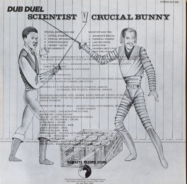 Crucial Bunny V Scientist : Dub Duel (LP, Album, RE)