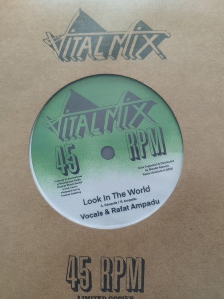Vocals (2) & Rafat Ampadu : Look In The World (Lathe, 7", Ltd, Num)