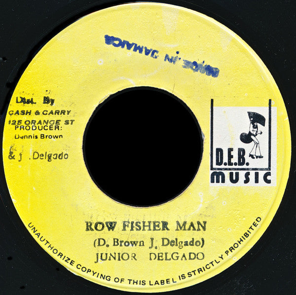 Junior Delgado : Row Fisher Man (7")