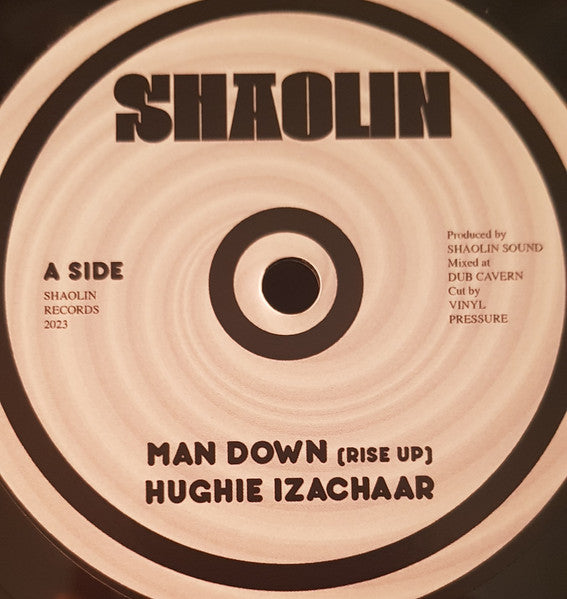 Hughie Izachaar : Man Down (Rise Up) (7")