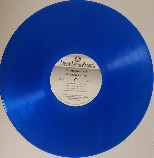 Barrington Levy : Teach Me Culture (LP, Album, Ltd, RE, Blu)