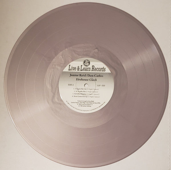 Junior Reid / Don Carlos (2) : Firehouse Clash (LP, Album, Ltd, RE, Sil)
