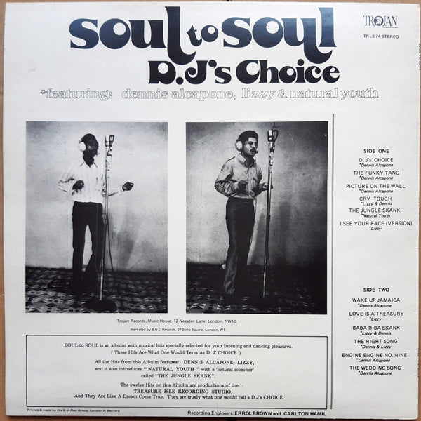 Various : Soul To Soul - DJ's Choice (LP, Comp)