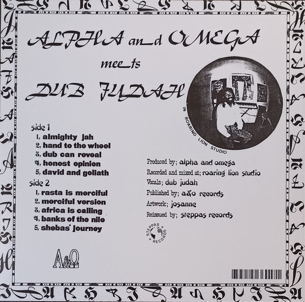 Alpha & Omega Meets Dub Judah : Almighty Jah (LP, Album, RE, RM)