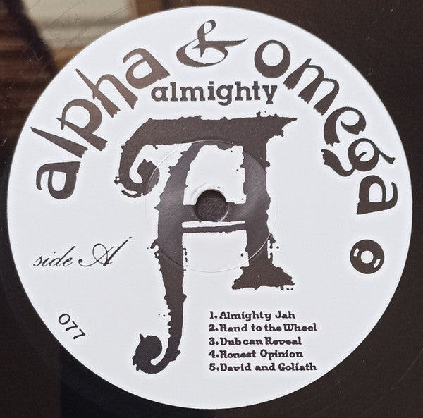 Alpha & Omega Meets Dub Judah : Almighty Jah (LP, Album, RE, RM)