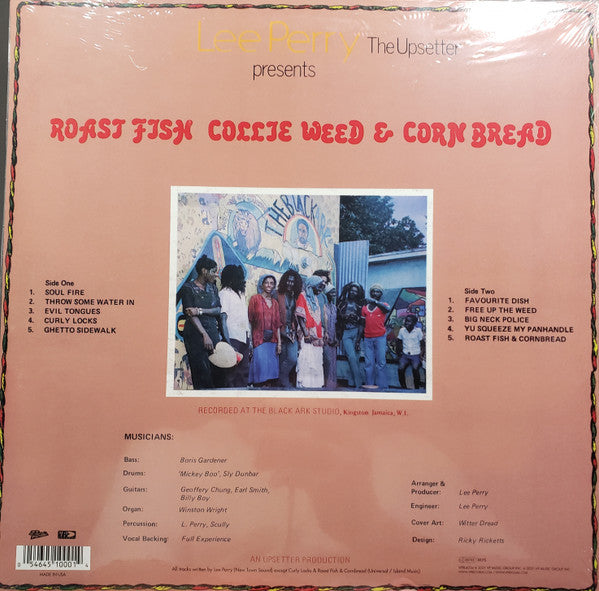 Lee Perry : Roast Fish Collie Weed & Corn Bread (LP, Album, RE, RM)