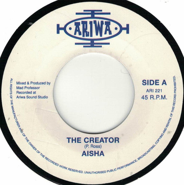 Aisha : The Creator (7", RP)