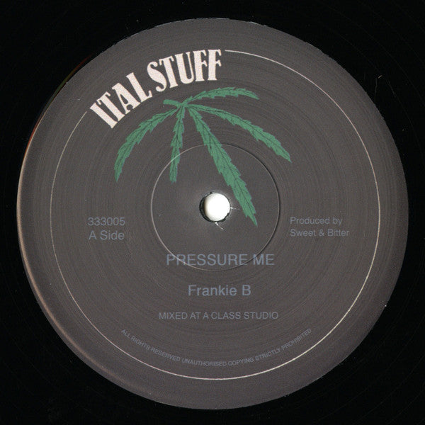 Frankie B : Pressure Me (12", Rei)