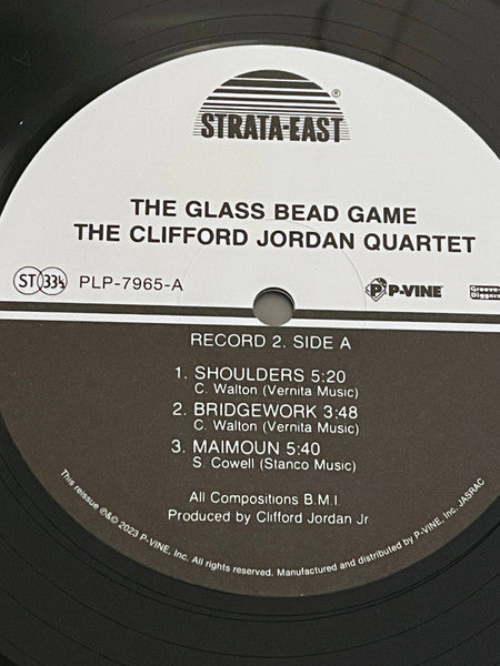 Clifford Jordan Quartet : Glass Bead Games (2xLP, Album, Ltd, RE)