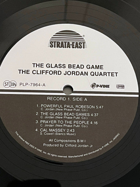 Clifford Jordan Quartet : Glass Bead Games (2xLP, Album, Ltd, RE)