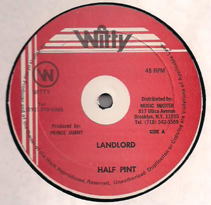 Half Pint (3) : Landlord (12")