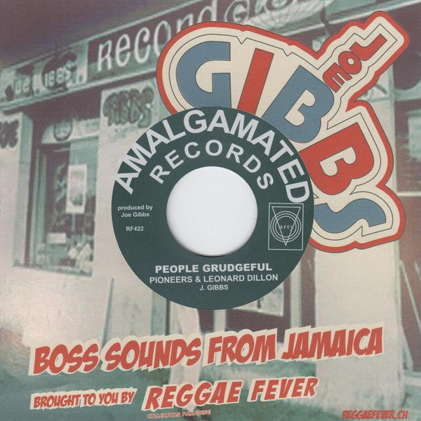 The Pioneers & Leonard Dillon : People Grudgeful / Pan-Ya Machete (7", RE)