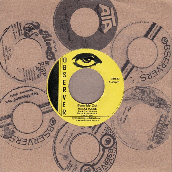 Rockstones : Burn Me Out (7", RE)
