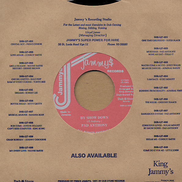 Sugar Minott / Pad Anthony : Conscious Lover / By Show Down (7", RE)