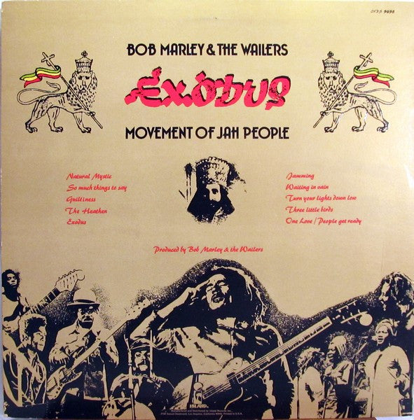 Bob Marley & The Wailers : Exodus (LP, Album, Bla)