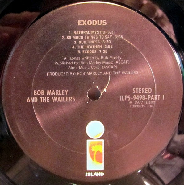 Bob Marley & The Wailers : Exodus (LP, Album, Bla)