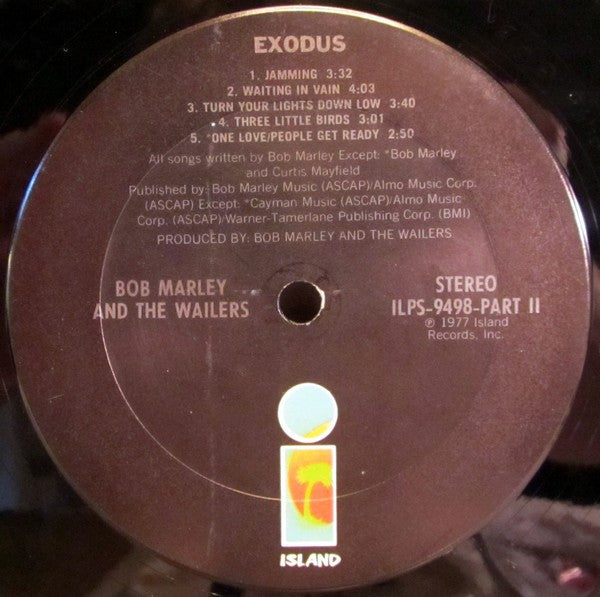 Bob Marley & The Wailers : Exodus (LP, Album, Bla)