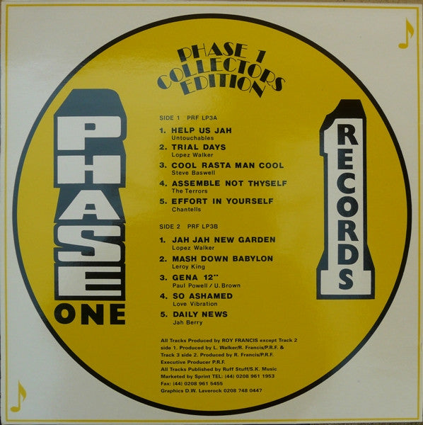 Various : Phase One Collectors Edition (LP, Comp, RE)