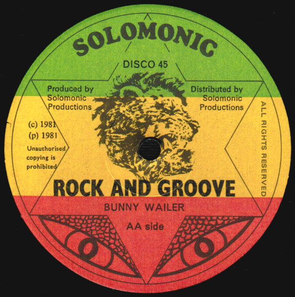 Bunny Wailer : Galong So / Rock And Groove (12", Maxi)
