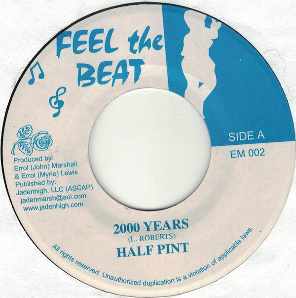 Half Pint (3) : 2000 Years (7")