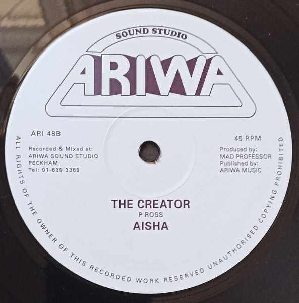Aisha : Dancing Time / The Creator  (12", RE)