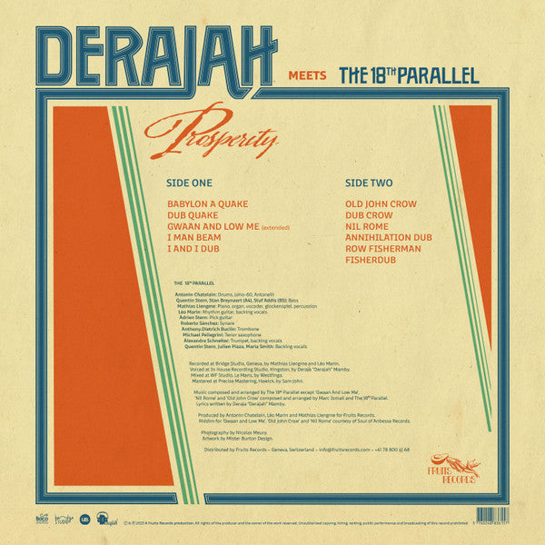 Derajah Meets The 18th Parallel : Prosperity (LP, Album, Sho)