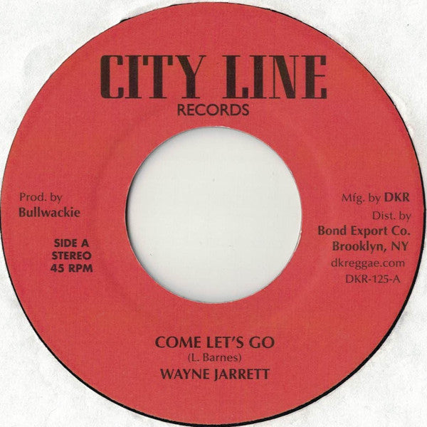 Wayne Jarrett : Come Let's Go (7", RE)