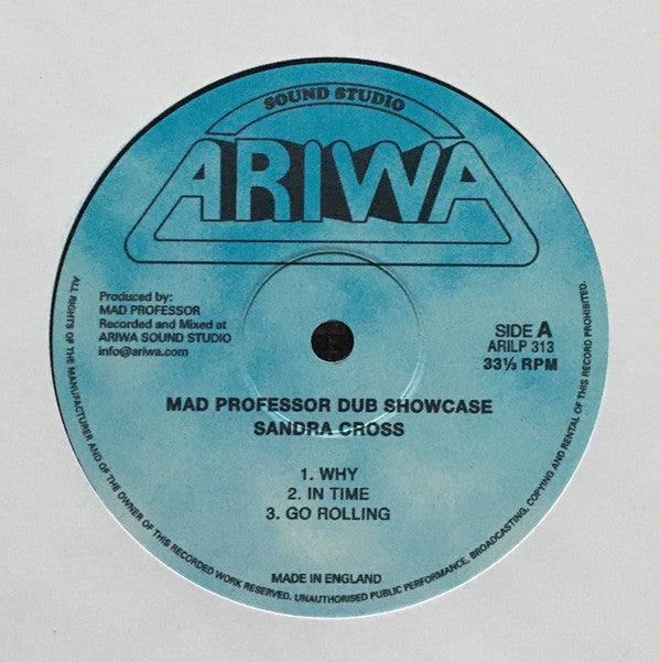 Mad Professor, Sandra Cross : Mad Professor Dub Showcase Featuring Sandra Cross (LP, Album)