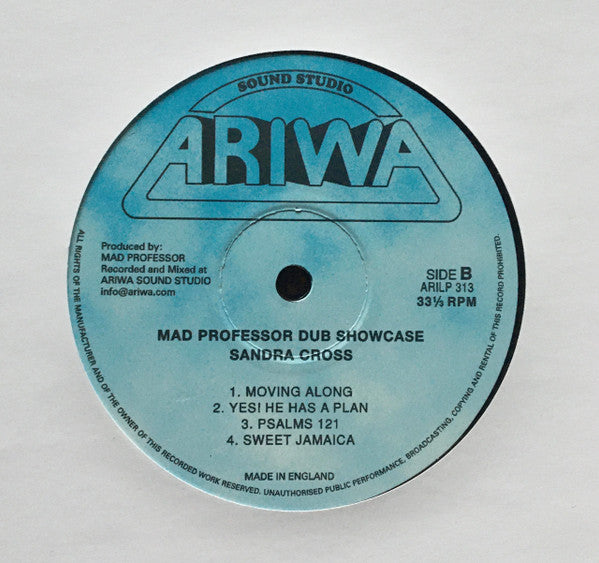 Mad Professor, Sandra Cross : Mad Professor Dub Showcase Featuring Sandra Cross (LP, Album)