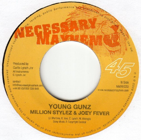 Million Stylez & Joey Fever : Young Gunz (7")