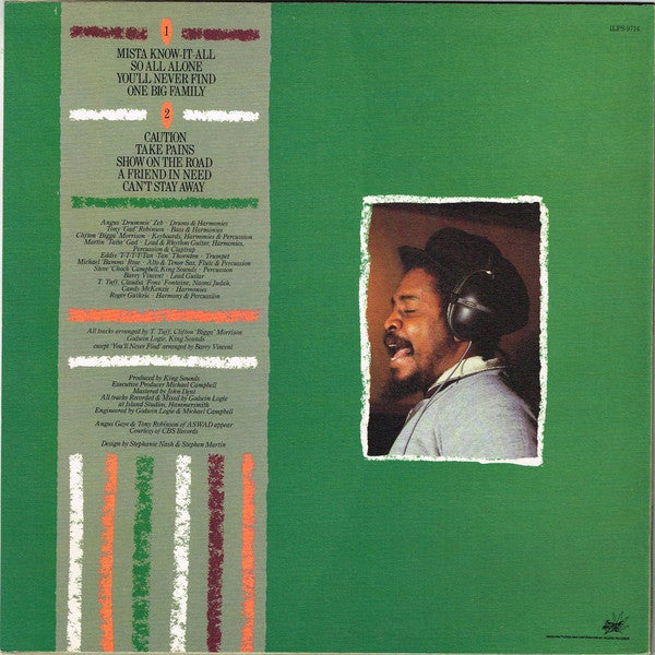 Tony Tuff : Tuff Selection (LP, Album)