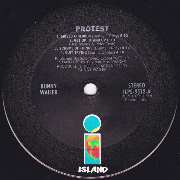 Bunny Wailer : Protest (LP, Album)