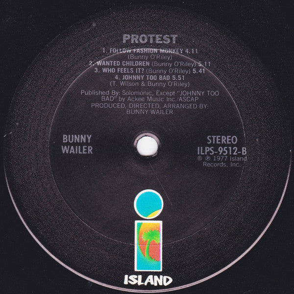 Bunny Wailer : Protest (LP, Album)