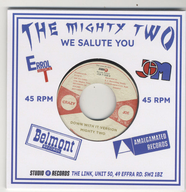 Ruddy Thomas / Mighty Two* : Keep It Down / Down With It Version (7", RE)