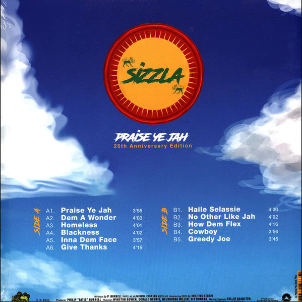 Sizzla : Praise Ye Jah 25th Anniversary Edition (LP, Album, RE, RM)