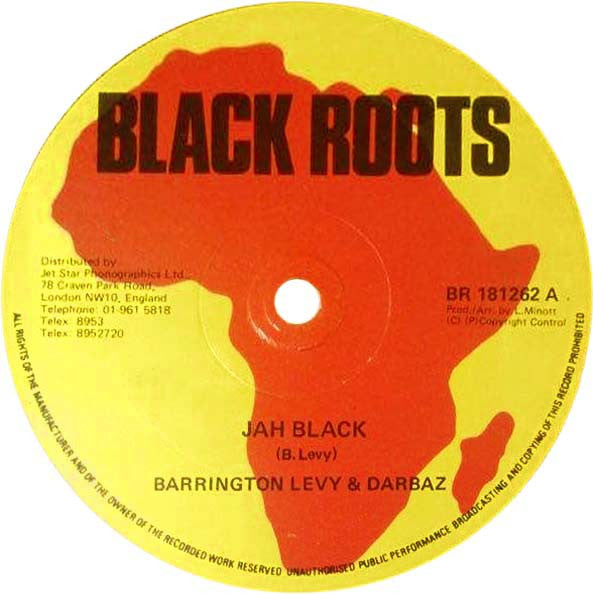 Barrington Levy Feat. Darbaz* / Robert Emanuel : Jah Black / Leave Natty Business (12")