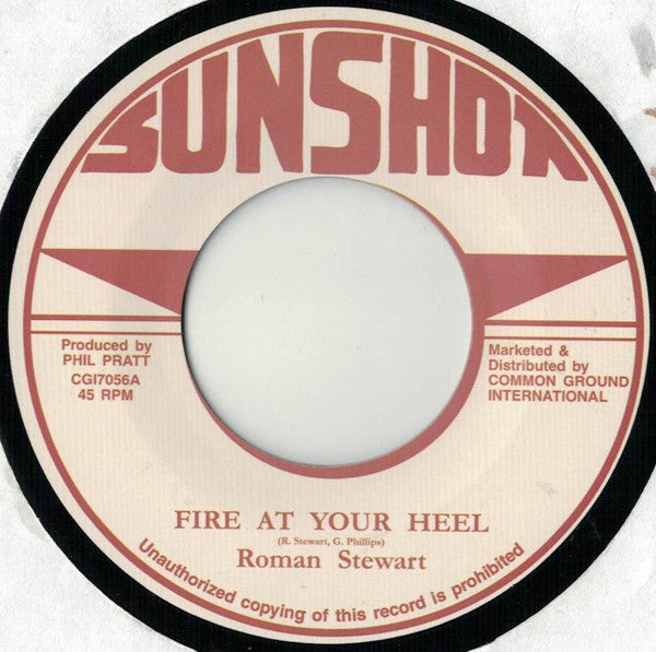 Roman Stewart : Fire At Your Heel / Doctor Bash (7", RE)