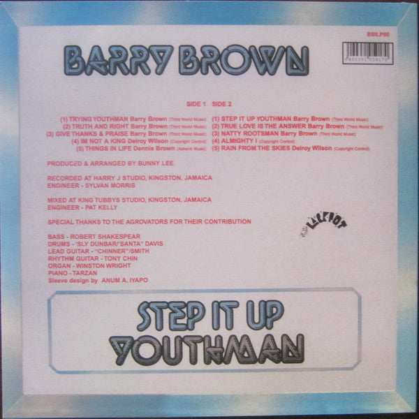 Barry Brown : Step It Up Youthman (LP, Album, RE)